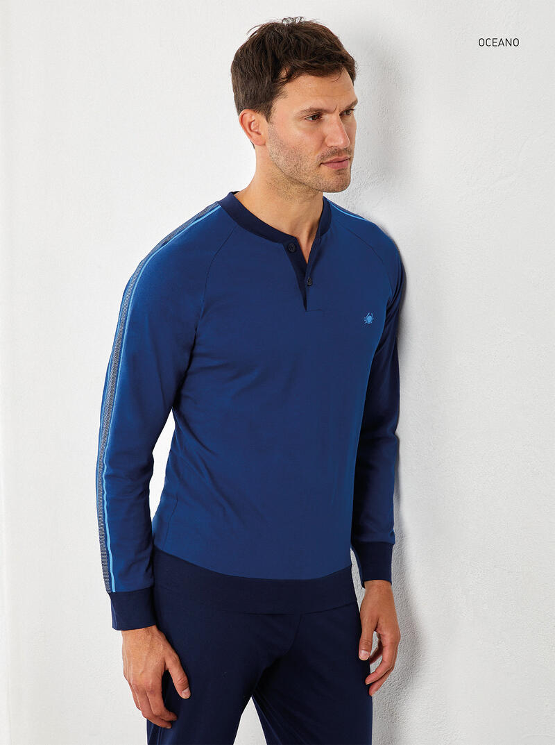 PIGIAMA UOMO LUNGO JERSEY Gruppo Maccarrone Ingrosso Abbilgiamento e Biancheria