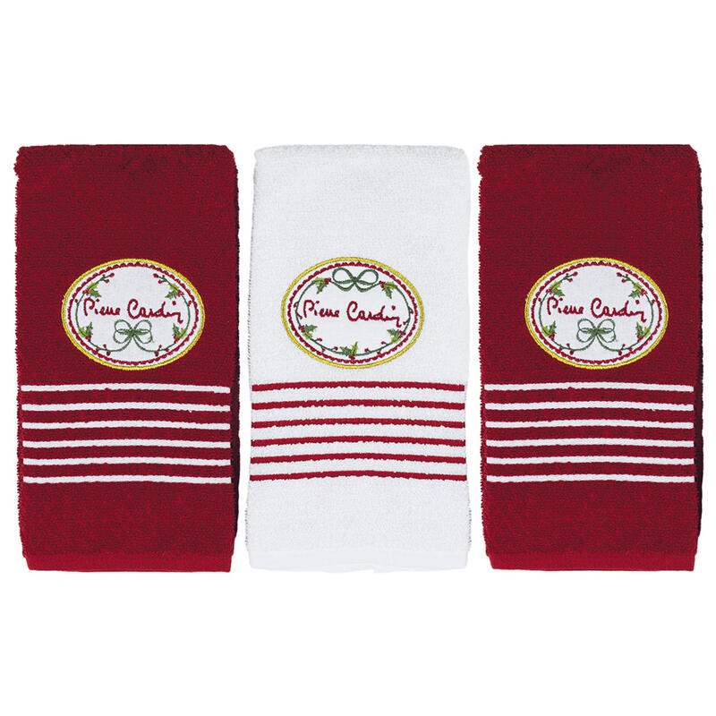 SET 3 STROFINACCI NATALIZI SPUGNA RICAMATI CM 50X70 Gruppo Maccarrone Ingrosso Abbilgiamento e Biancheria