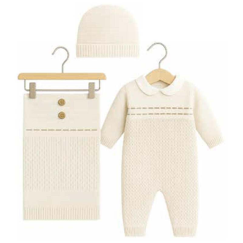 SET CORREDINO PRIMA NASCITA 3 PEZZI Gruppo Maccarrone Ingrosso Abbilgiamento e Biancheria