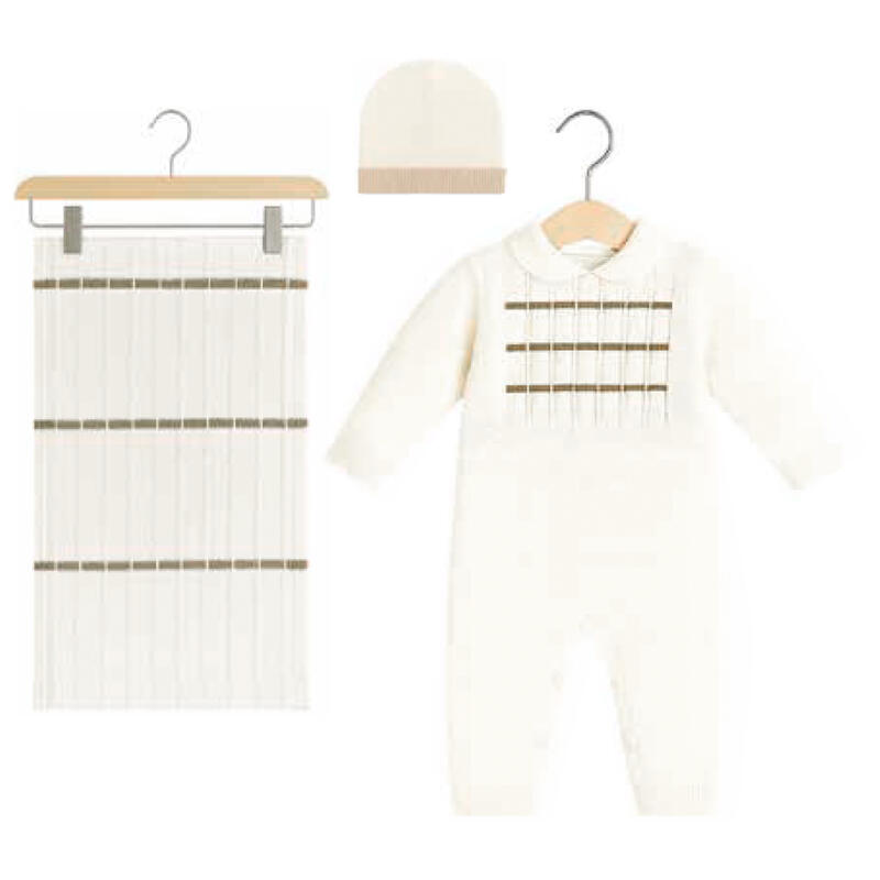 SET CORREDINO PRIMA NASCITA 3 PEZZI Gruppo Maccarrone Ingrosso Abbilgiamento e Biancheria