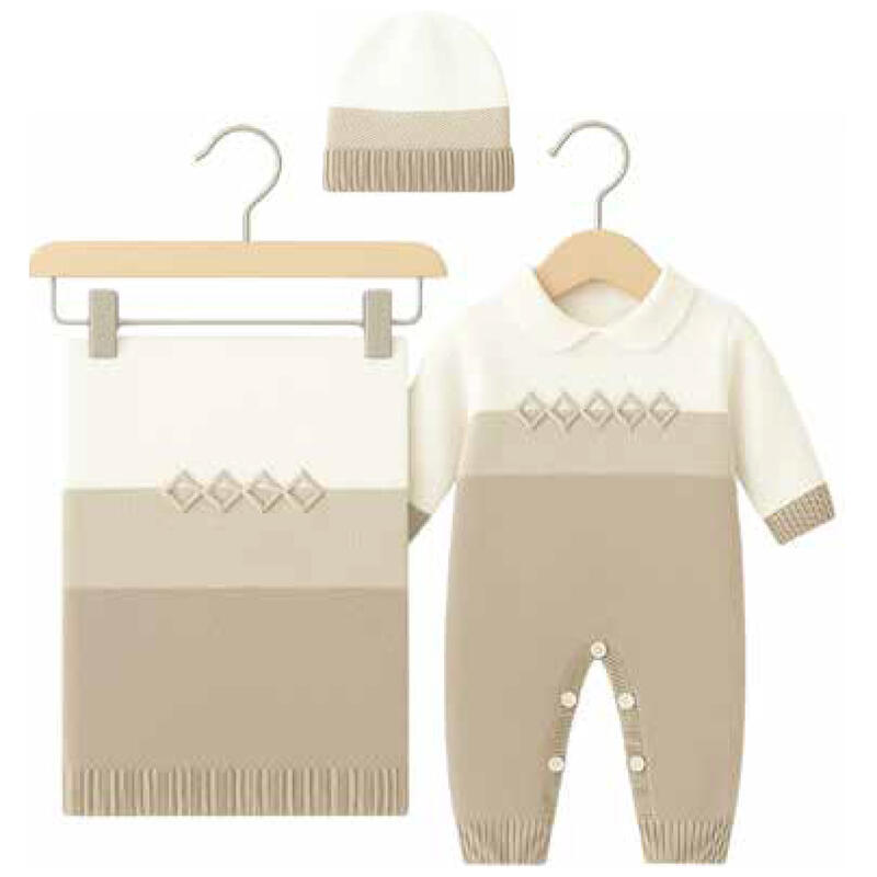 SET CORREDINO PRIMA NASCITA 3 PEZZI Gruppo Maccarrone Ingrosso Abbilgiamento e Biancheria