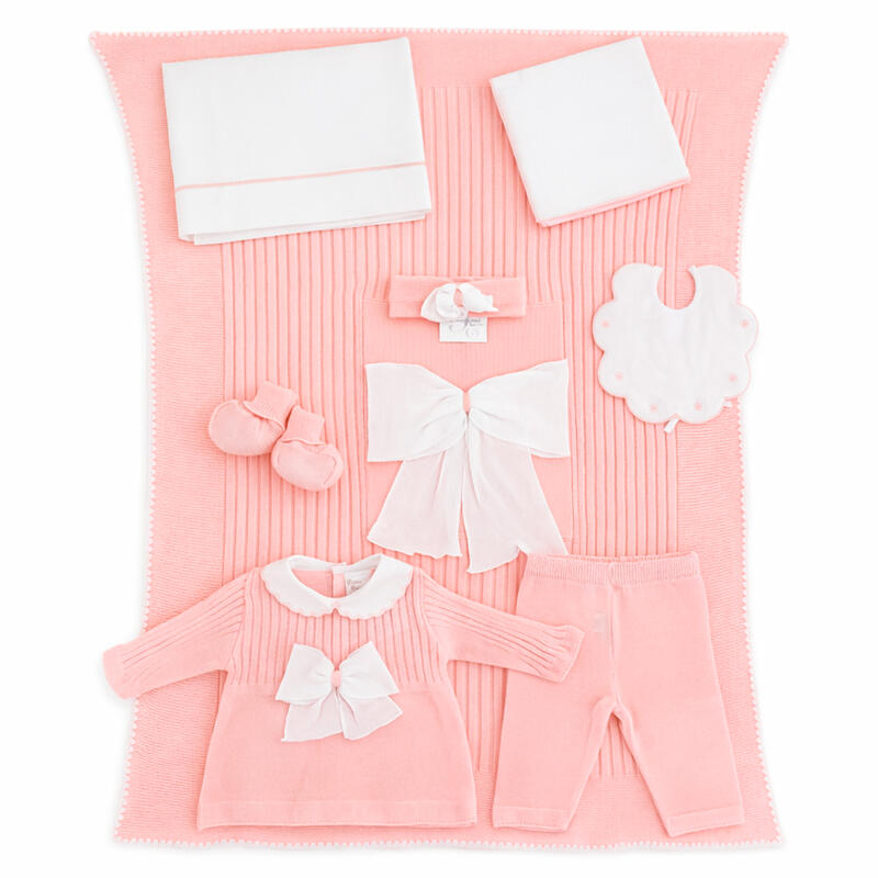 SET CORREDINO PRIMA NASCITA 6 PEZZI ESTIVO Gruppo Maccarrone Ingrosso Abbilgiamento e Biancheria