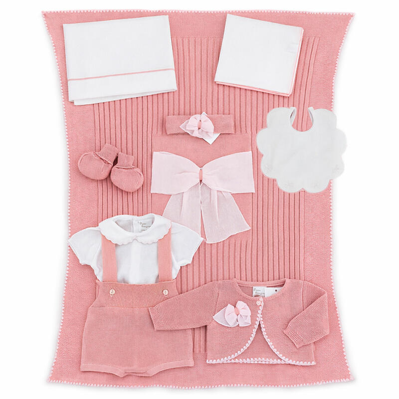 SET CORREDINO PRIMA NASCITA 7 PEZZI ESTIVO Gruppo Maccarrone Ingrosso Abbilgiamento e Biancheria