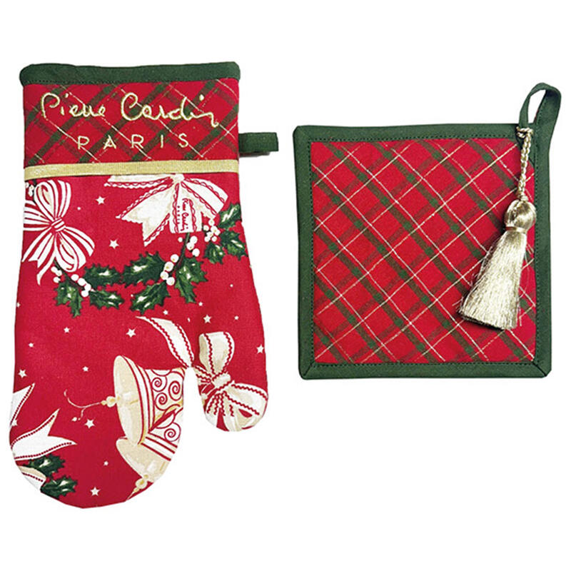 SET GUANTO+PRESINA NATALIZI STAMPATO CM 18X30 E CM 18X18 Gruppo Maccarrone Ingrosso Abbilgiamento e Biancheria