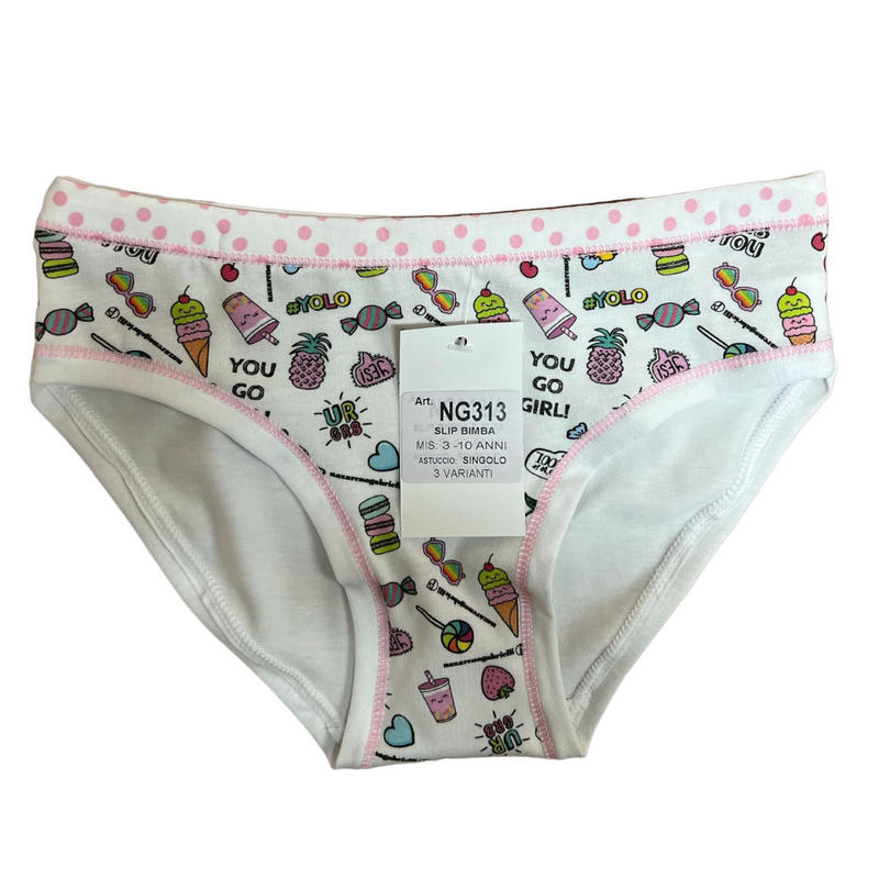 SLIP BIMBA COTONE ELASTICIZZATO ART NG313 Catalogo Ingrosso Abbigliamento e Biancheria Gruppo Maccarrone