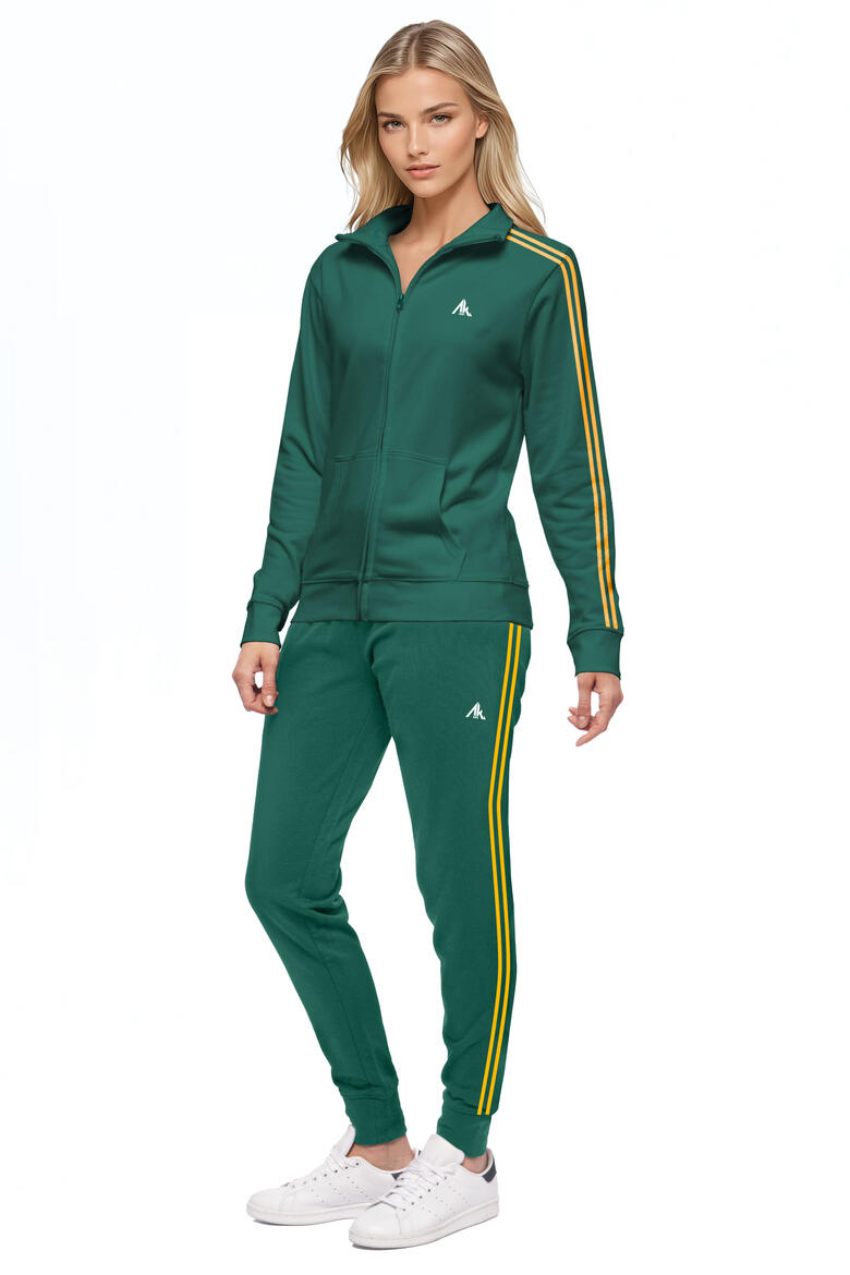 TUTA DONNA FELPA NON GARZATA FULL ZIP Gruppo Maccarrone Ingrosso Abbilgiamento e Biancheria