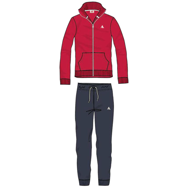 TUTA UOMO FELPA NON GARZATA FULL ZIP Gruppo Maccarrone Ingrosso Abbilgiamento e Biancheria