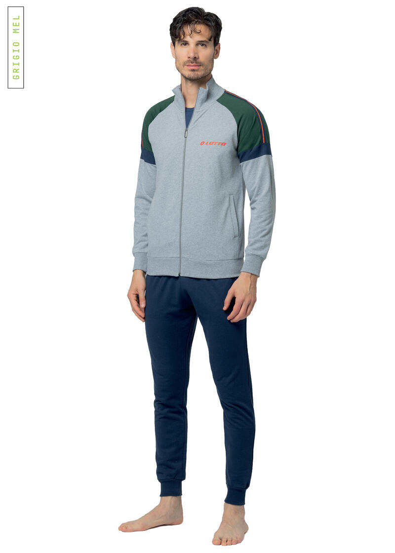 TUTA UOMO FELPA NON GARZATA LOTTO Gruppo Maccarrone Ingrosso Abbilgiamento e Biancheria