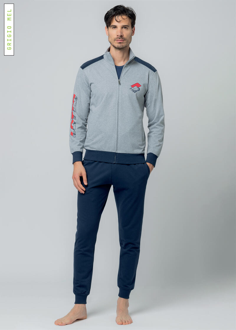 TUTA UOMO FELPA NON GARZATA LOTTO Gruppo Maccarrone Ingrosso Abbilgiamento e Biancheria