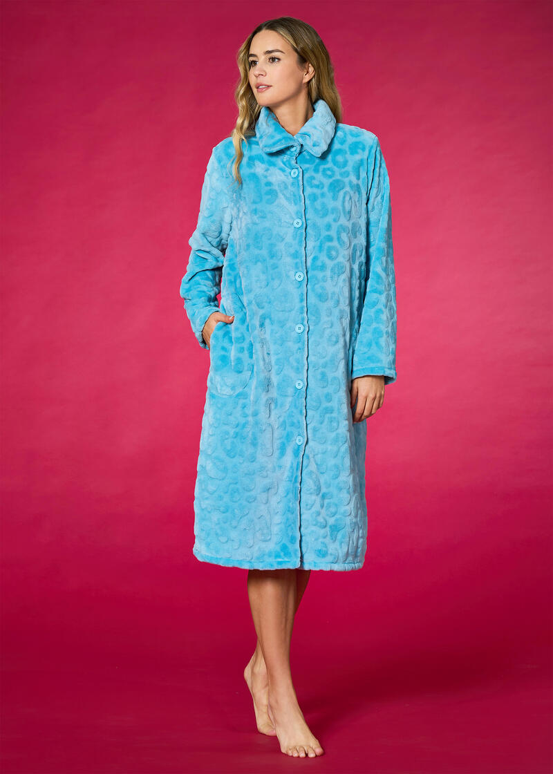 VESTAGLIA DONNA CORAL CON BOTTONI Gruppo Maccarrone Ingrosso Abbilgiamento e Biancheria