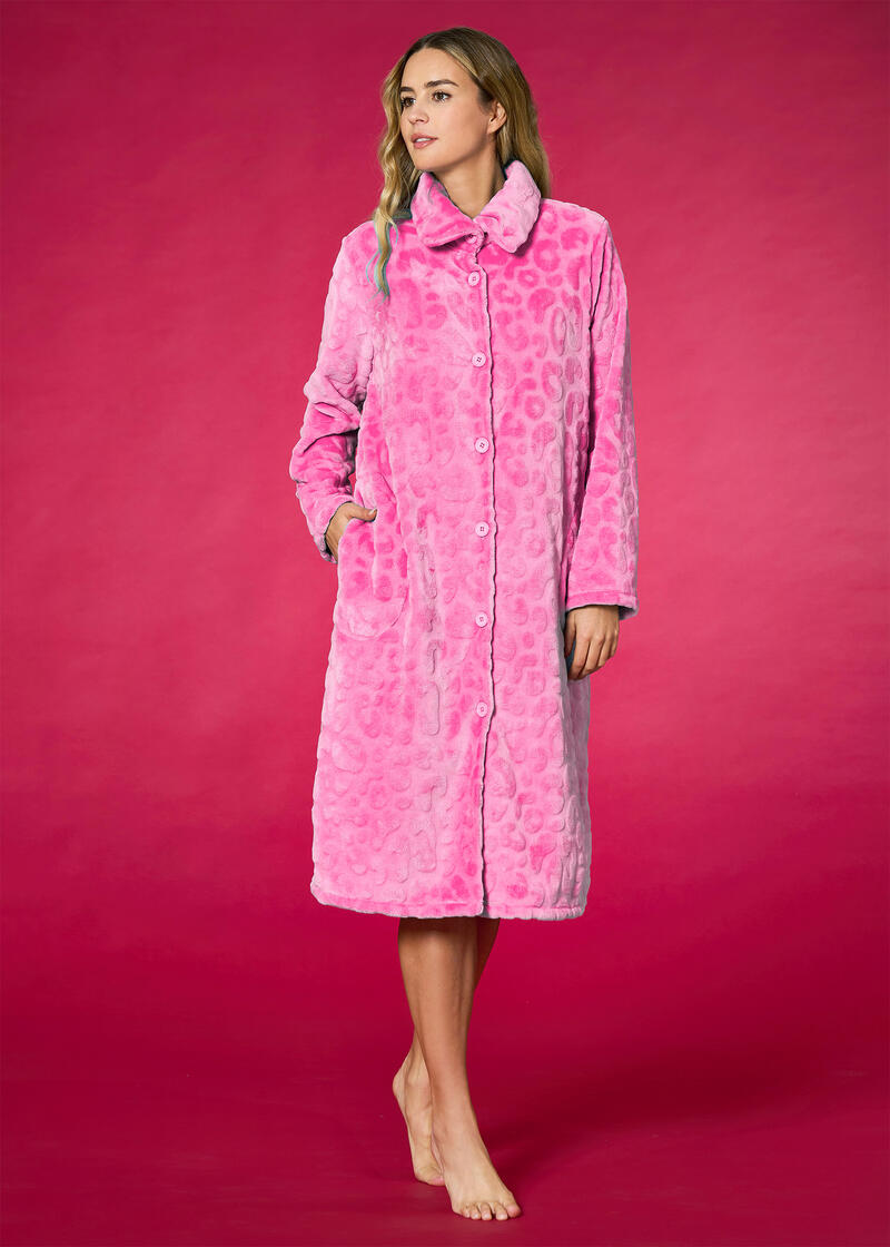 VESTAGLIA DONNA CORAL CON BOTTONI Gruppo Maccarrone Ingrosso Abbilgiamento e Biancheria