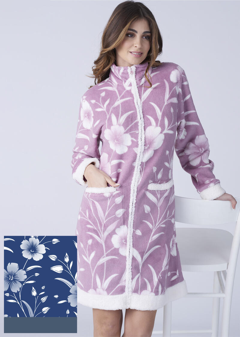 VESTAGLIA DONNA CORAL FULL ZIP Gruppo Maccarrone Ingrosso Abbilgiamento e Biancheria