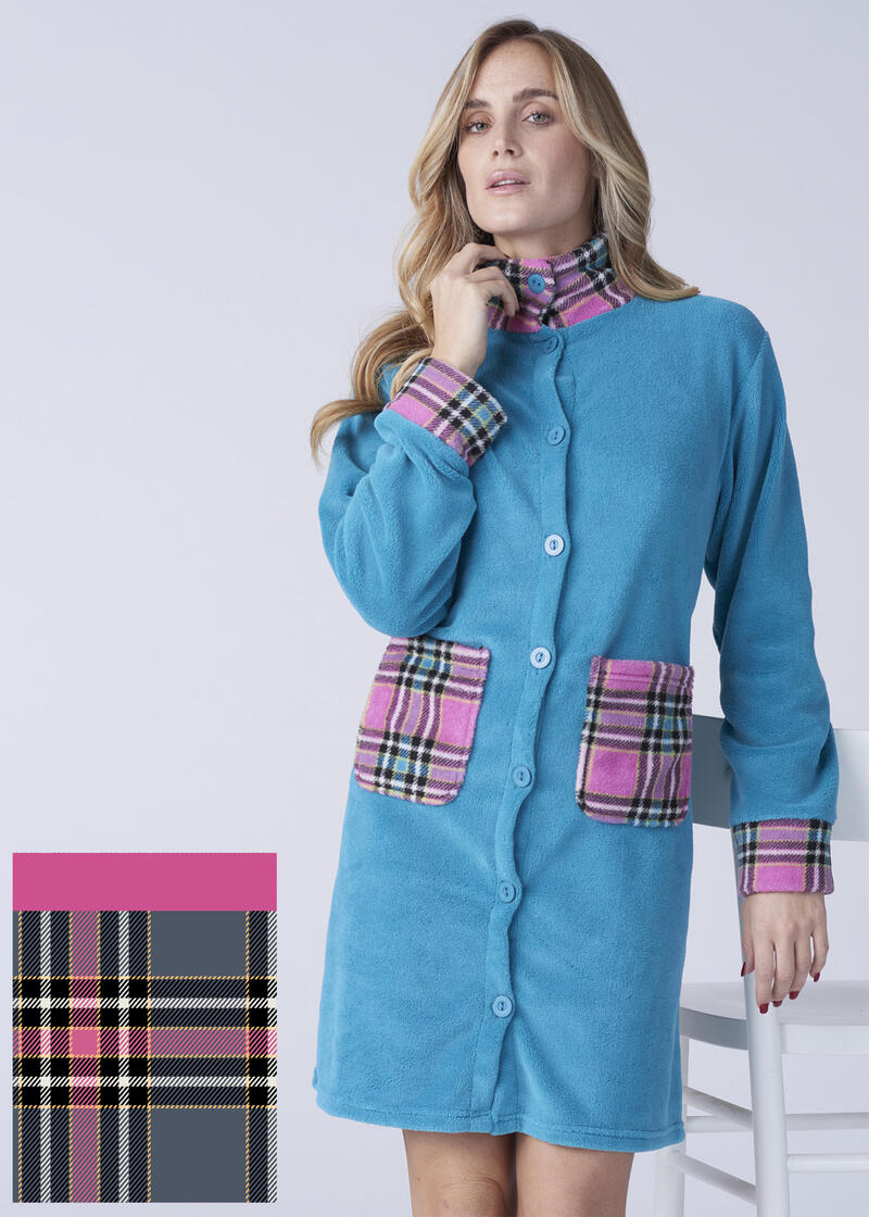 VESTAGLIA DONNA CORAL FULL ZIP Gruppo Maccarrone Ingrosso Abbilgiamento e Biancheria