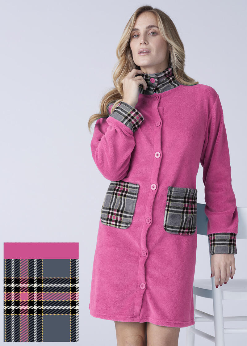 VESTAGLIA DONNA CORAL FULL ZIP Gruppo Maccarrone Ingrosso Abbilgiamento e Biancheria