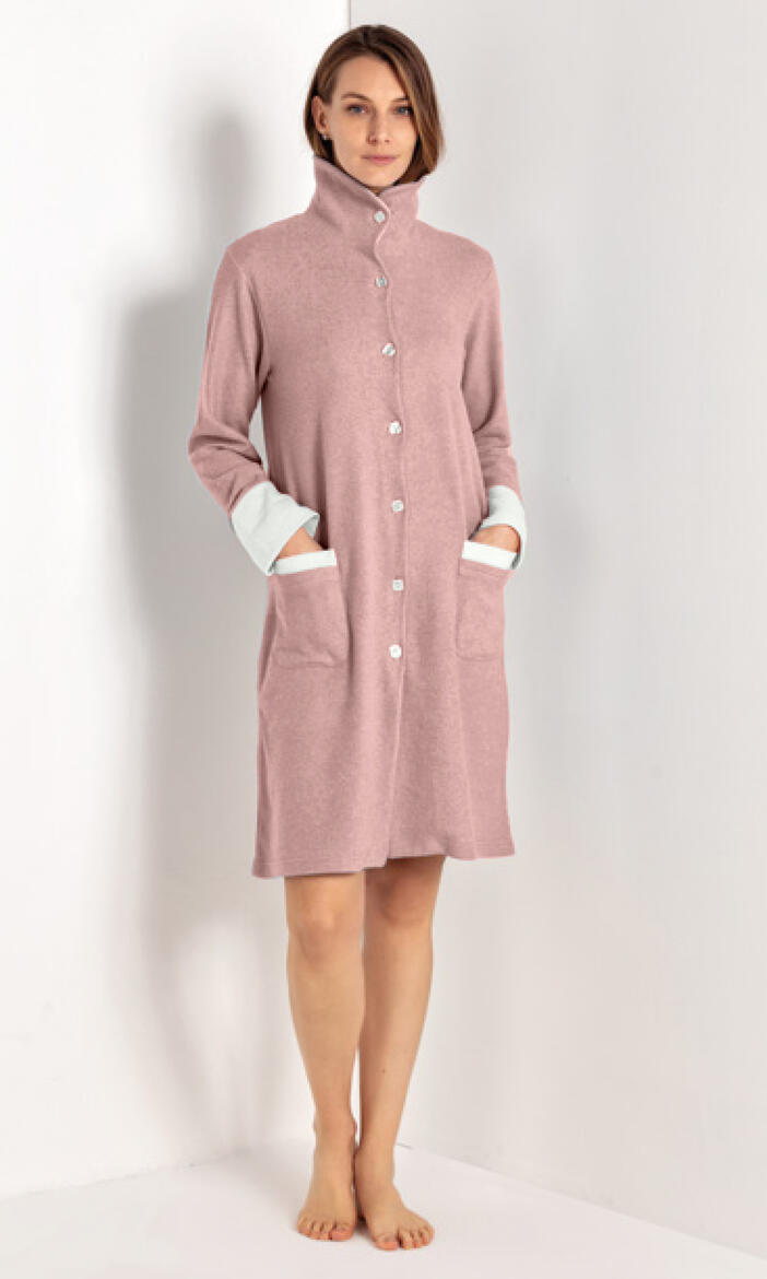 Donna Invernale Vestaglie Estive Abbottonate Vestaglia Donna Plus